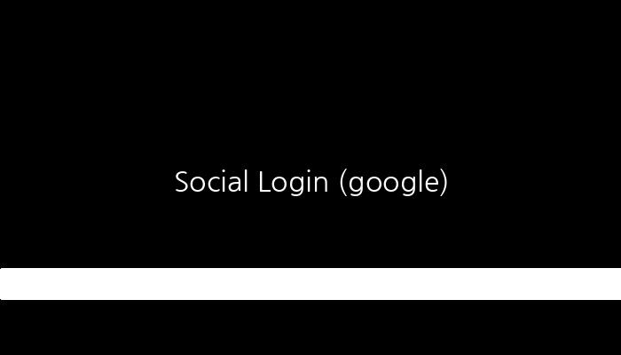Social Login (google)